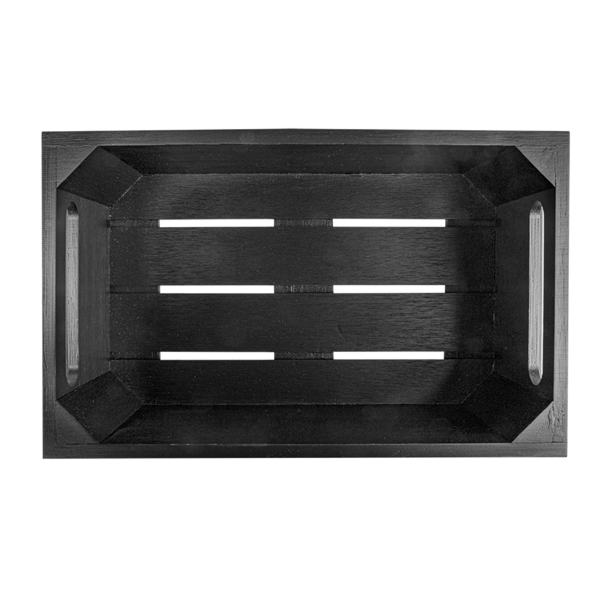 Garcia De Pou CAJA BUFFET GN 1/4 26 5x16 2x10 CM NEGRO BAMBÚ (1 UNID.)