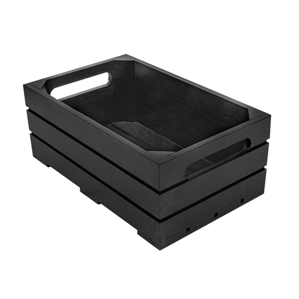 Garcia de pou CAJA BUFFET GN 1/4 26 5x16 2x10 CM NEGRO BAMBÚ (1 UNID.)
