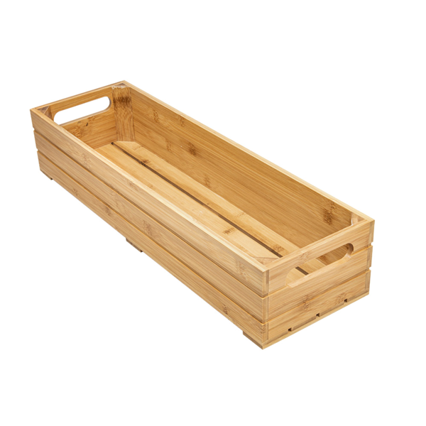 Garcia de pou CAJA BUFFET GN 2/4 53x16 2x10 CM NATURAL BAMBÚ (1 UNID.)