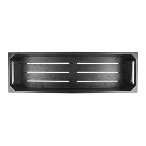 Garcia De Pou CAJA BUFFET GN 2/4 53x16 2x10 CM NEGRO BAMBÚ (1 UNID.)