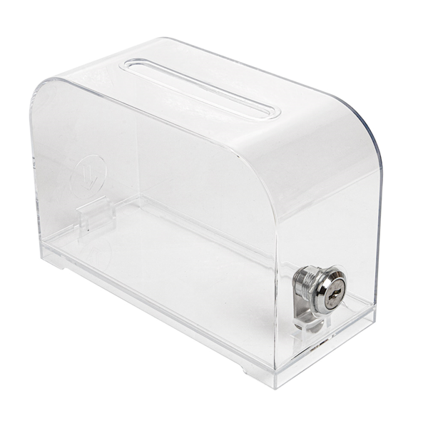 Garcia de pou CAJA DE LLAVES CON CERRADURA 18x8x12 CM TRANSPARENTE PS (1 UNID.)