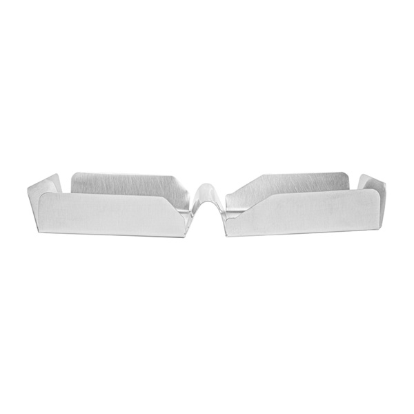 Garcia De Pou CAJA HAMBURGUESA 'ARTINOX' 25 2x13x3 CM PLATEADO INOX (12 UNID.)