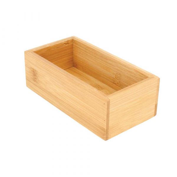 Garcia de pou CAJA PARA BUFFET 8x15 5x5 CM NATURAL BAMBÚ (1 UNID.)