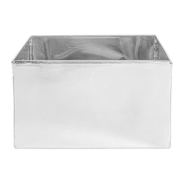 Garcia De Pou CAJA PARA BUFFET 'ARTINOX' 12x12x7 CM PLATEADO INOX (1 UNID.)
