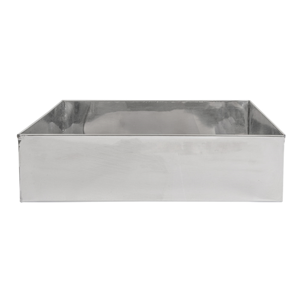 Garcia De Pou CAJA PARA BUFFET 'ARTINOX' 30x25 3x8 CM PLATEADO INOX (1 UNID.)