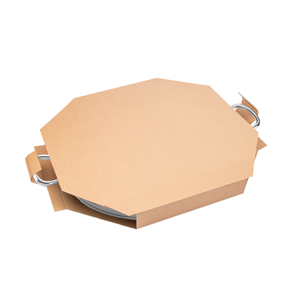 Garcia De Pou CAJA PARA PAELLA 370 G/M2 50 5x50 5x5 CM NATURAL CARTÓN (100 UNID.)