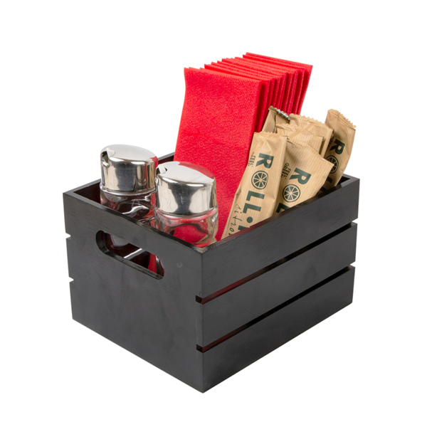 Garcia De Pou CAJA PRESENTACIÓN 19x16x12 CM NEGRO BAMBÚ (1 UNID.)