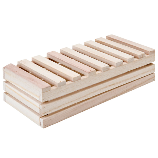 Garcia De Pou CAJA PRESENTACIÓN BUFFET 21 6x10 2x6 CM NATURAL MADERA (1 UNID.)