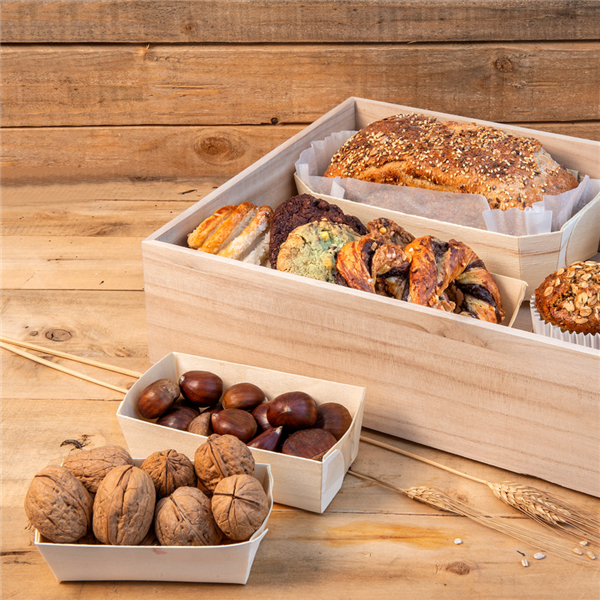 Garcia De Pou CAJA PRESENTACIÓN BUFFET 37x21x5 CM NATURAL MADERA (1 UNID.)