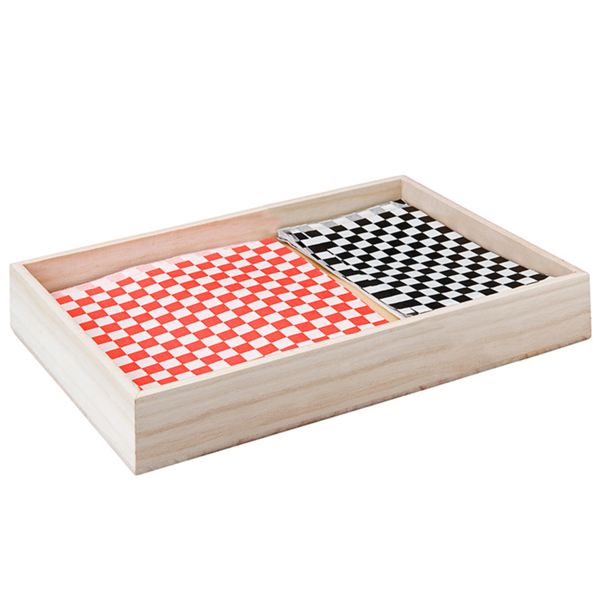 Garcia de pou CAJA PRESENTACIÓN BUFFET 37x30x10 CM NATURAL MADERA (1 UNID.)