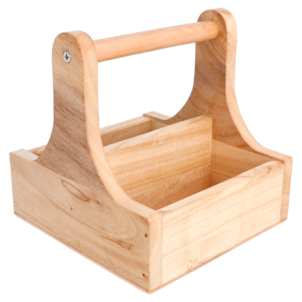 Garcia De Pou CAJA PRESENTACIÓN CON ASA 15x15 3x15 CM NATURAL MADERA (1 UNID.)