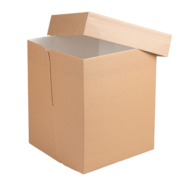 Garcia De Pou CAJAS ALTAS PASTELERÍA SIN VENTANA 'THEPACK' 320 G/M2 25 4x25 4x30 5 CM NATURAL CARTÓN ONDULADO MICROCANAL (30 UNID.)