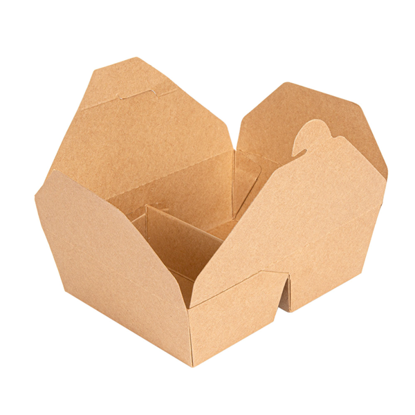 Garcia De Pou CAJAS AMERICANAS 2 COMPART. 475 + 475 ML 300 + 20 PE G/M2 16 8x13 5x5 CM NATURAL KRAFT (200 UNID.)