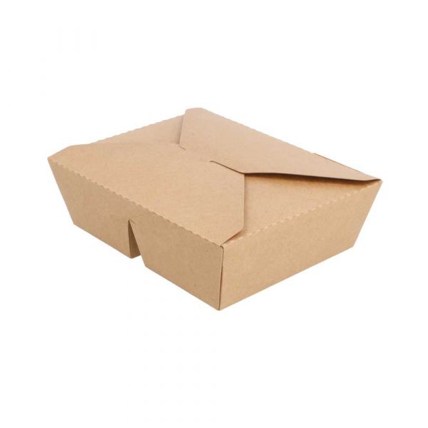 Garcia de pou CAJAS AMERICANAS 2 COMPART. 475 + 475 ML 300 + 20 PE G/M2 16 8x13 5x5 CM NATURAL KRAFT (200 UNID.)