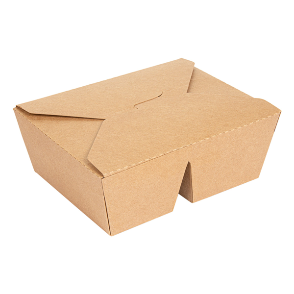 Garcia De Pou CAJAS AMERICANAS 2 COMPART. 690 + 530 ML 300 + 20 PE G/M2 17 8x13 7x6 4 CM NATURAL KRAFT (200 UNID.)
