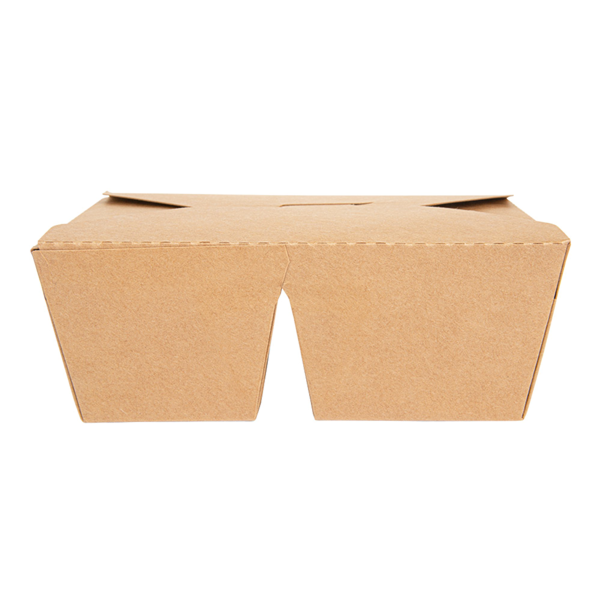 Garcia De Pou CAJAS AMERICANAS 2 COMPART. 690 + 530 ML 300 + 20 PE G/M2 17 8x13 7x6 4 CM NATURAL KRAFT (200 UNID.)
