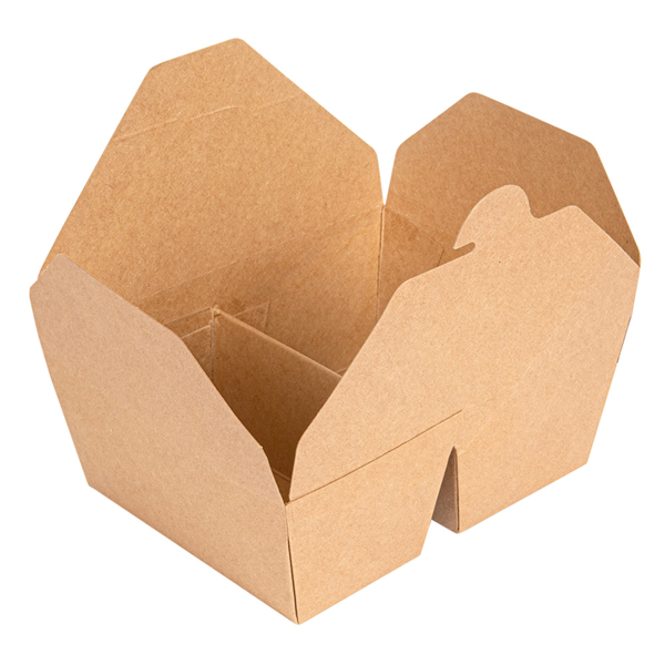 Garcia De Pou CAJAS AMERICANAS 2 COMPART. 690 + 530 ML 300 + 20 PE G/M2 17 8x13 7x6 4 CM NATURAL KRAFT (200 UNID.)