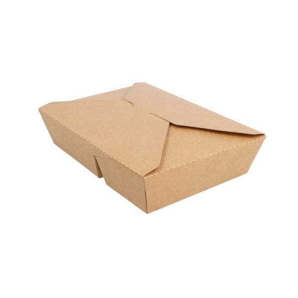 Garcia de pou CAJAS AMERICANAS 2 COMPART. 740 + 530 ML 300 + 20 PE G/M2 21 3x15 5x4 6 CM NATURAL KRAFT (200 UNID.)