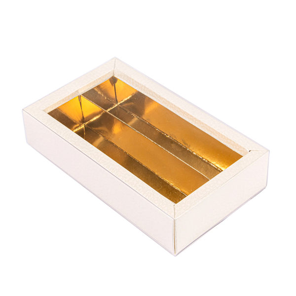 Garcia De Pou CAJAS BOMBONES 14 5x7 5x3 5 CM BLANCO CARTÓN (50 UNID.)