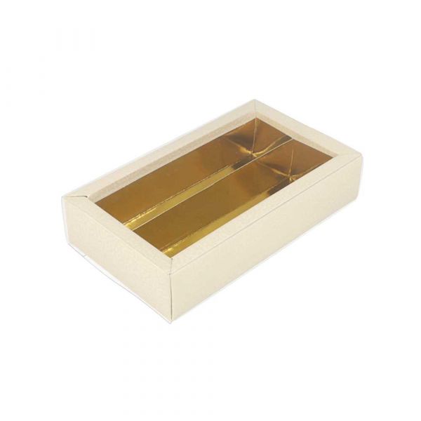 Garcia de pou CAJAS BOMBONES 14 5x7 5x3 5 CM BLANCO CARTÓN (50 UNID.)