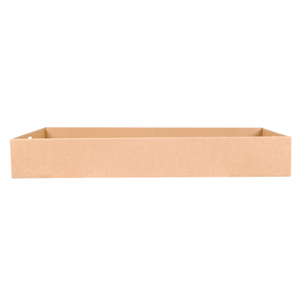 Garcia De Pou CAJAS CATERING L 375 G/M2 55 8x25 2x8 CM NATURAL KRAFT (50 UNID.)