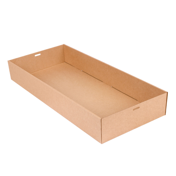 Garcia de pou CAJAS CATERING L 375 G/M2 55 8x25 2x8 CM NATURAL KRAFT (50 UNID.)
