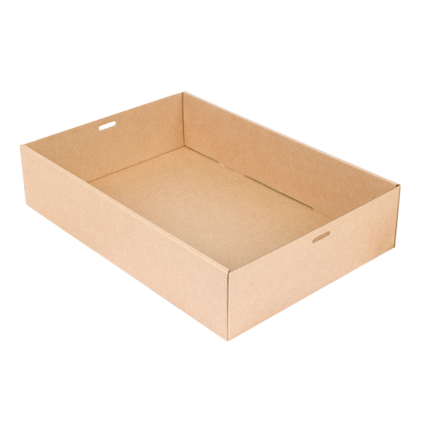 Garcia de pou CAJAS CATERING M 375 G/M2 35 9x25 2x8 CM NATURAL KRAFT (100 UNID.)