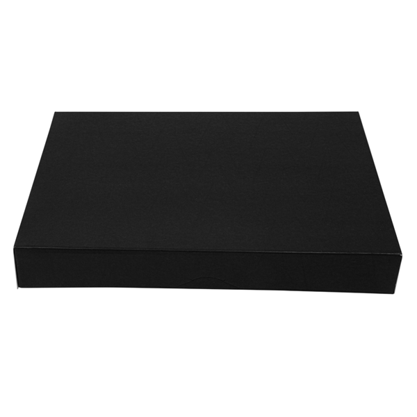 Garcia De Pou CAJAS CATERING PLANA 'THEPACK' 310 G/M2 32x42x6 CM NEGRO CARTÓN ONDULADO NANO-MICRO (100 UNID.)