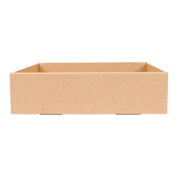 Garcia De Pou CAJAS CATERING S 375 G/M2 22 5x22 5x6 CM NATURAL KRAFT (100 UNID.)