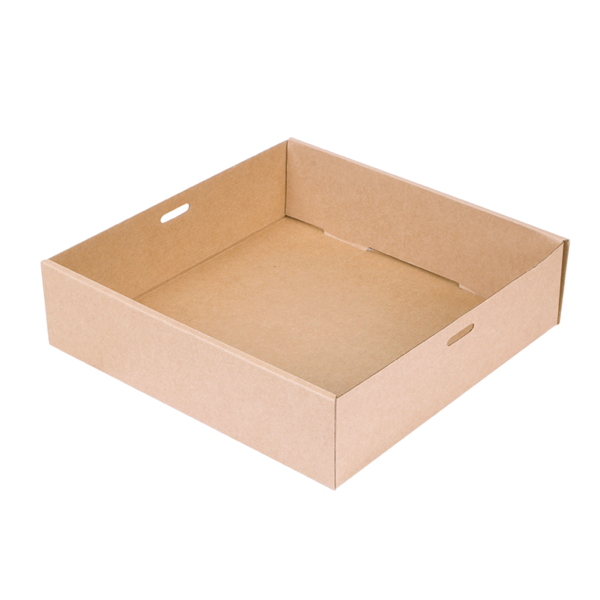 Garcia de pou CAJAS CATERING S 375 G/M2 22 5x22 5x6 CM NATURAL KRAFT (100 UNID.)