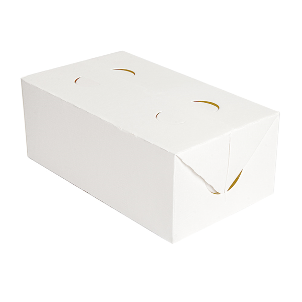 Garcia de pou CAJAS COMIDA PARA LLEVAR 'THEPACK' 1 L 250 G/M2 11x18x7 CM BLANCO CARTÓN ONDULADO NANO-MICRO (300 UNID.)