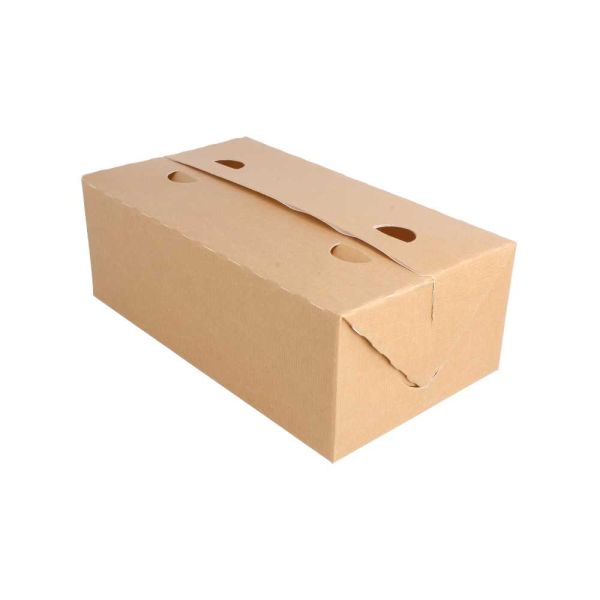 Garcia de pou CAJAS COMIDA PARA LLEVAR 'THEPACK' 2 L 240 G/M2 13x23x8 CM NATURAL CARTÓN ONDULADO NANO-MICRO (300 UNID.)