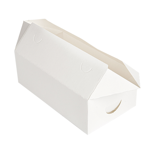Garcia De Pou CAJAS COMIDA PARA LLEVAR 'THEPACK' 2 L 250 G/M2 13x23x8 CM BLANCO CARTÓN ONDULADO NANO-MICRO (300 UNID.)