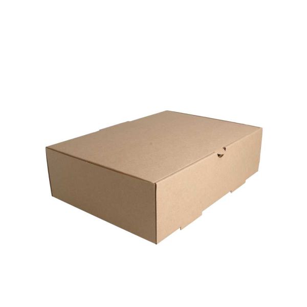 Garcia de pou CAJAS COMIDA PARA LLEVAR 'THEPACK' 330 G/M2 26x18x7 CM NATURAL CARTÓN ONDULADO MICROCANAL (100 UNID.)