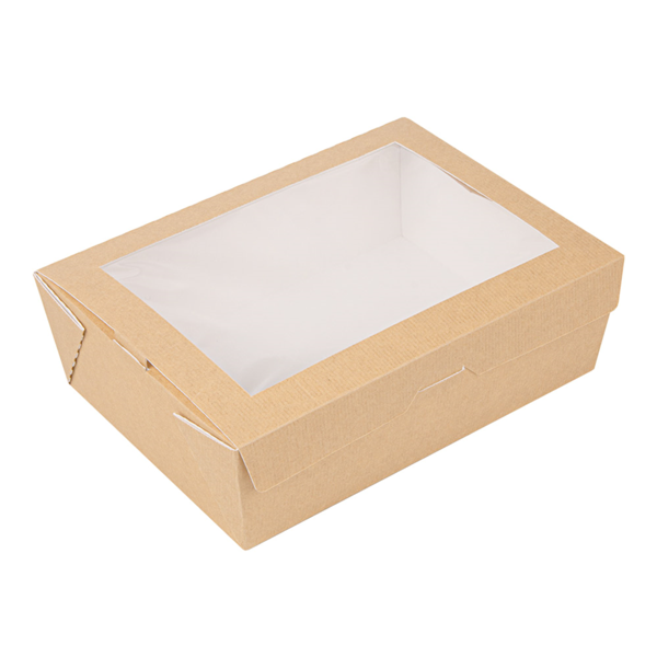 Garcia de pou CAJAS CON VENTANA 'THEPACK' 1980 ML 220 G/M2 + OPP 19 8x14x6 4 CM NATURAL CARTÓN ONDULADO NANO-MICRO (150 UNID.)