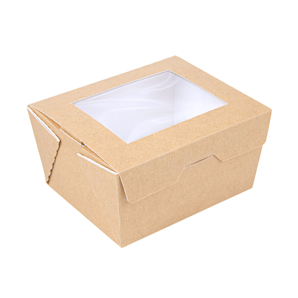Garcia De Pou CAJAS CON VENTANA 'THEPACK' 780 ML 220 G/M2 + OPP 11 2x9x6 4 CM NATURAL CARTÓN ONDULADO NANO-MICRO (300 UNID.)