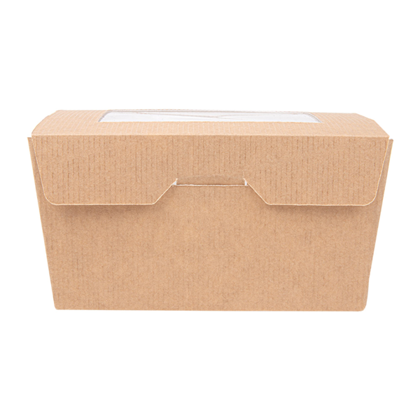 Garcia De Pou CAJAS CON VENTANA 'THEPACK' 780 ML 220 G/M2 + OPP 11 2x9x6 4 CM NATURAL CARTÓN ONDULADO NANO-MICRO (300 UNID.)