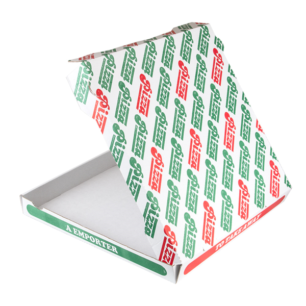 Garcia De Pou CAJAS DE PIZZA MICROCANAL 348 G/M2 36x36x4 CM BLANCO CARTÓN (100 UNID.)