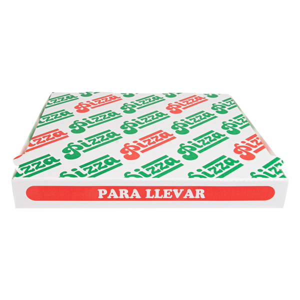 Garcia De Pou CAJAS DE PIZZA 'THEPACK' 330 G/M2 32x32x3 8 CM BLANCO CARTÓN ONDULADO MICROCANAL (100 UNID.)