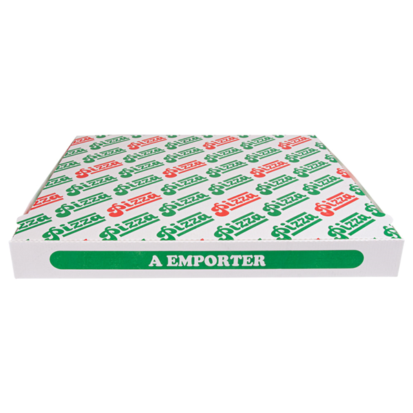 Garcia De Pou CAJAS DE PIZZA 'THEPACK' 330 G/M2 46x46x5 CM BLANCO CARTÓN ONDULADO MICROCANAL (50 UNID.)