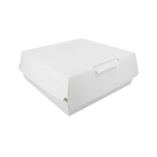 Garcia de pou CAJAS "LARGE LUNCH BOX" 'THEPACK' 240 G/M2 23 5x24x8 7 CM BLANCO CARTÓN ONDULADO NANO-MICRO (150 UNID.)