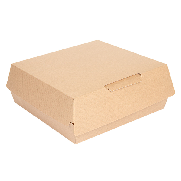 Garcia De Pou CAJAS "LARGE LUNCH BOX" 'THEPACK' 250 G/M2 23 5x24x8 7 CM NATURAL CARTÓN ONDULADO NANO-MICRO (150 UNID.)