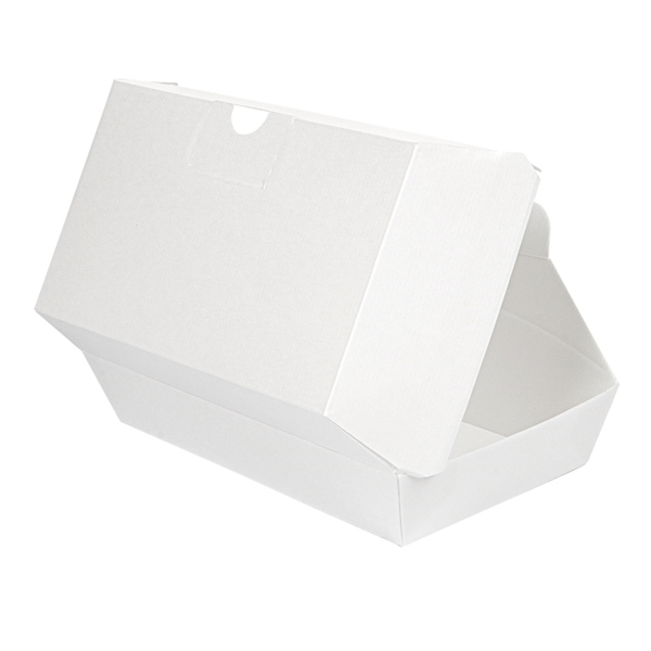 Garcia De Pou CAJAS "LUNCH BOX" PAPERLOCK 'THEPACK' 220 G/M2 19 5x12 5x7 CM BLANCO CARTÓN ONDULADO NANO-MICRO (300 UNID.)