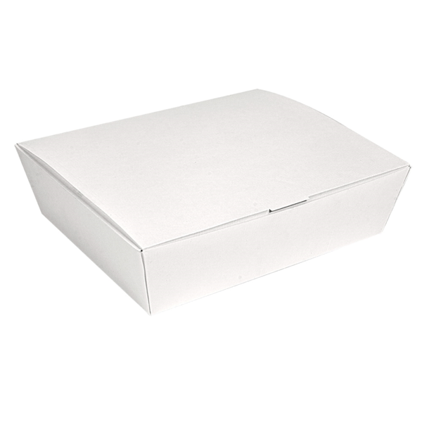 Garcia de pou CAJAS "LUNCH BOX" TAPA 'THEPACK' 1500 ML 220 G/M2 + 19M 21x18x5 5 CM BLANCO CARTÓN ONDULADO NANO-MICRO + ALUMINIO (360 UNID.)
