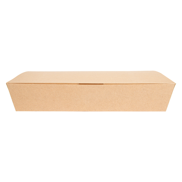 Garcia De Pou CAJAS "LUNCH BOX" TAPA 'THEPACK' 1700 ML (54 Oz) 220 G/M2 27 5x16 5x5 CM NATURAL CARTÓN ONDULADO NANO-MICRO (240 UNID.)