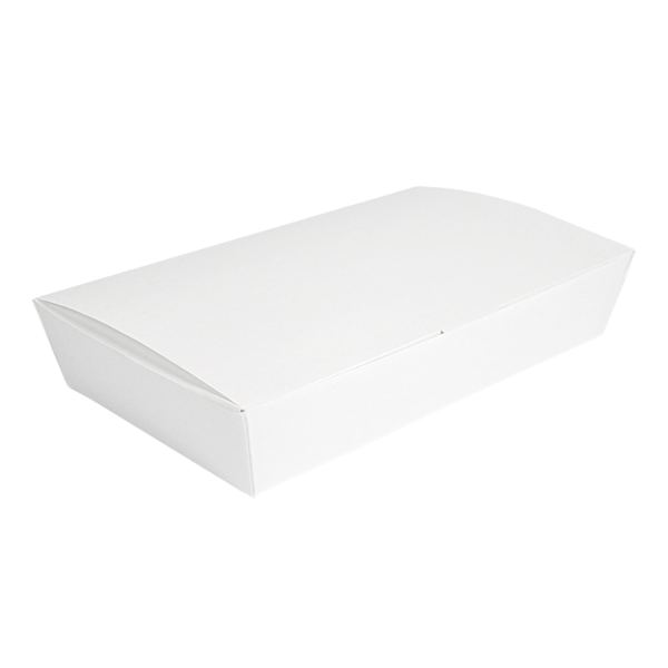 Garcia De Pou CAJAS "LUNCH BOX" TAPA 'THEPACK' 1700 ML (54 Oz) 230 G/M2 27 5x16 5x5 CM BLANCO CARTÓN ONDULADO NANO-MICRO (240 UNID.)