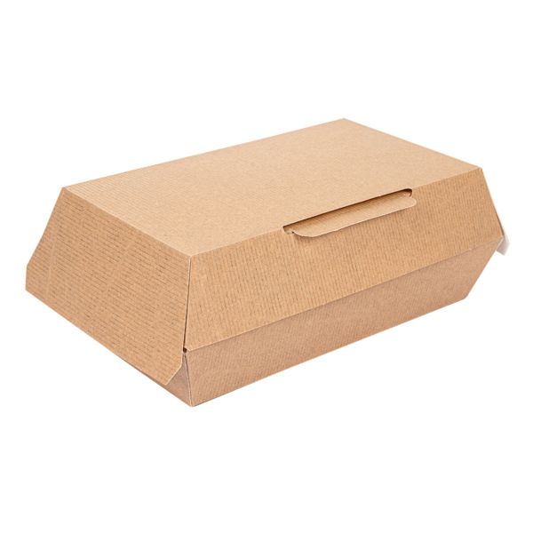 Garcia De Pou CAJAS "LUNCH BOX" 'THEPACK' 220 G/M2 19 5x11 5x6 5 CM NATURAL CARTÓN ONDULADO NANO-MICRO (300 UNID.)