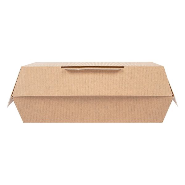 Garcia De Pou CAJAS "LUNCH BOX" 'THEPACK' 220 G/M2 19 5x11 5x6 5 CM NATURAL CARTÓN ONDULADO NANO-MICRO (300 UNID.)