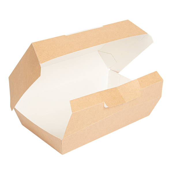 Garcia De Pou CAJAS "LUNCH BOX" 'THEPACK' 220 G/M2 22x13x7 5 CM NATURAL CARTÓN ONDULADO NANO-MICRO (300 UNID.)