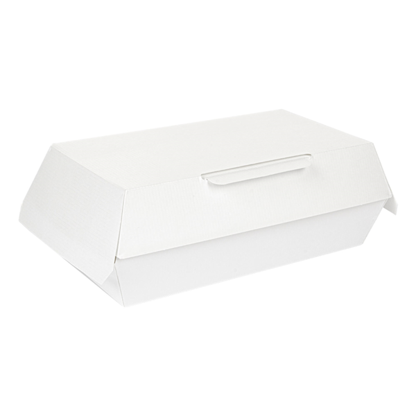 Garcia De Pou CAJAS "LUNCH BOX" 'THEPACK' 230 G/M2 19 5x11 5x6 5 CM BLANCO CARTÓN ONDULADO NANO-MICRO (300 UNID.)